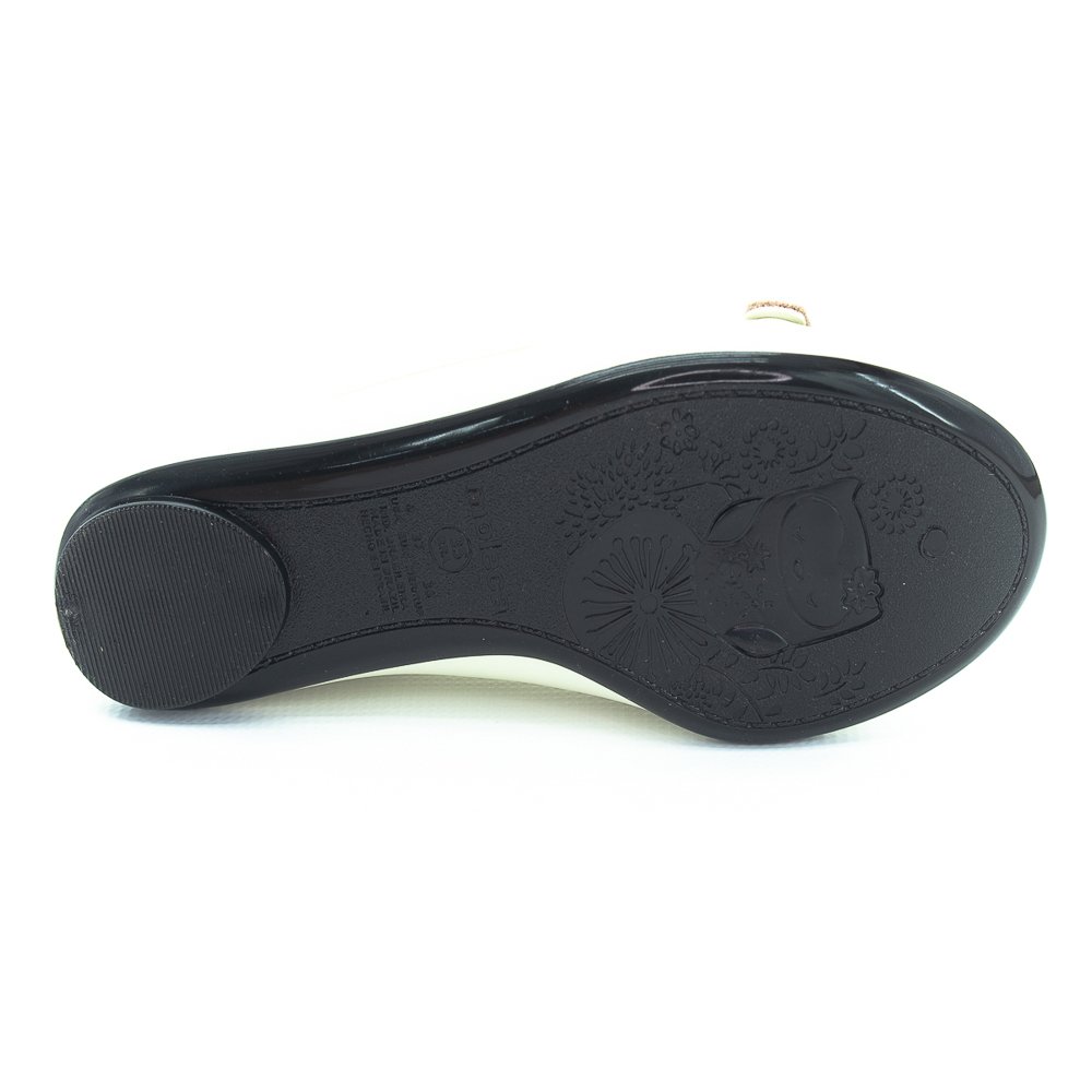 Sapatilha Feminina Moleca 5726.136 - Off White Branco 4