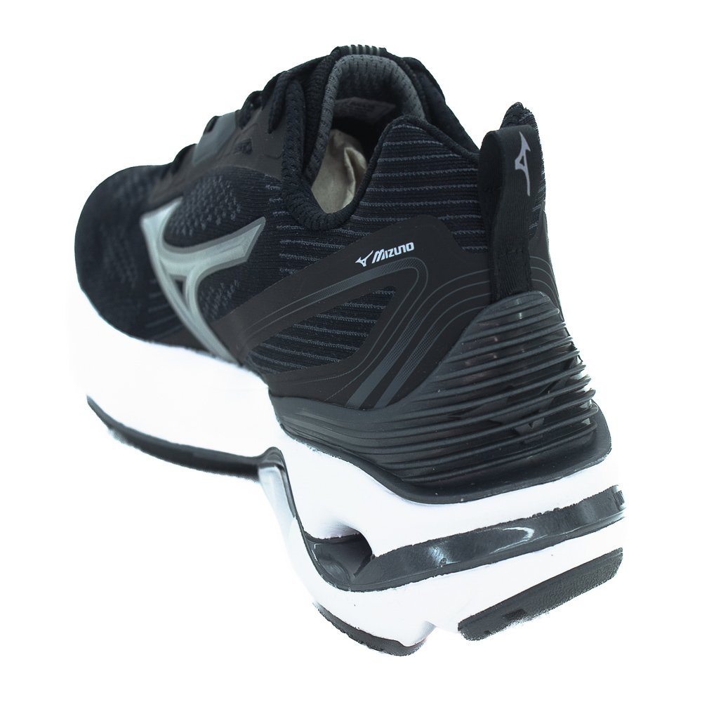 Tênis Masculino Mizuno Wave Dynasty 7 - Preto Preto 3