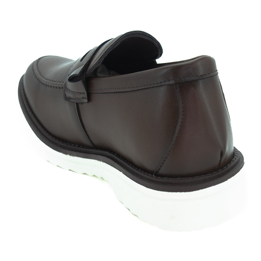 Sapato Social Masculino West Line 4509 - Marrom Escuro Marrom 3
