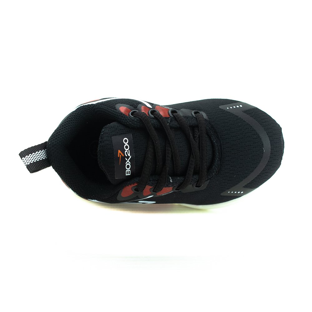 Tênis Infantil Menino Box 200 Bk1937 - Preto Preto 5