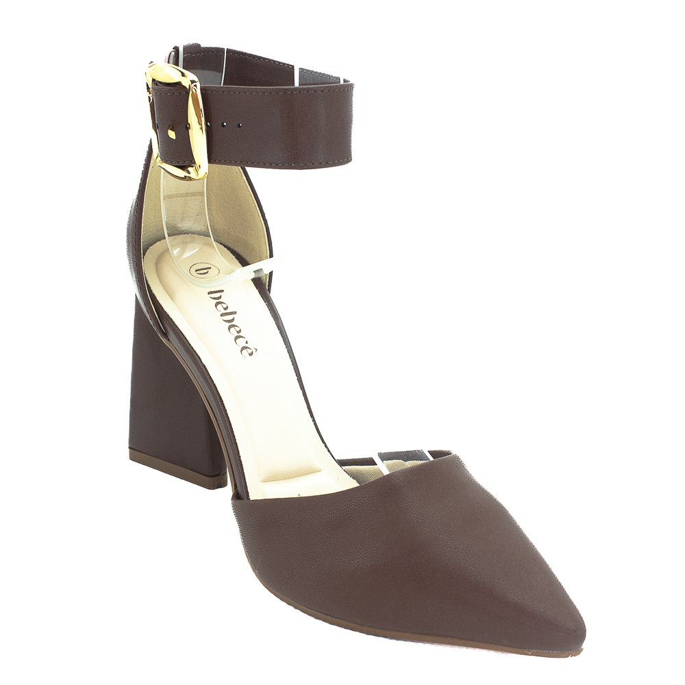 Sapato Feminino Bebecê T3628-089 - Marrom Marrom 2