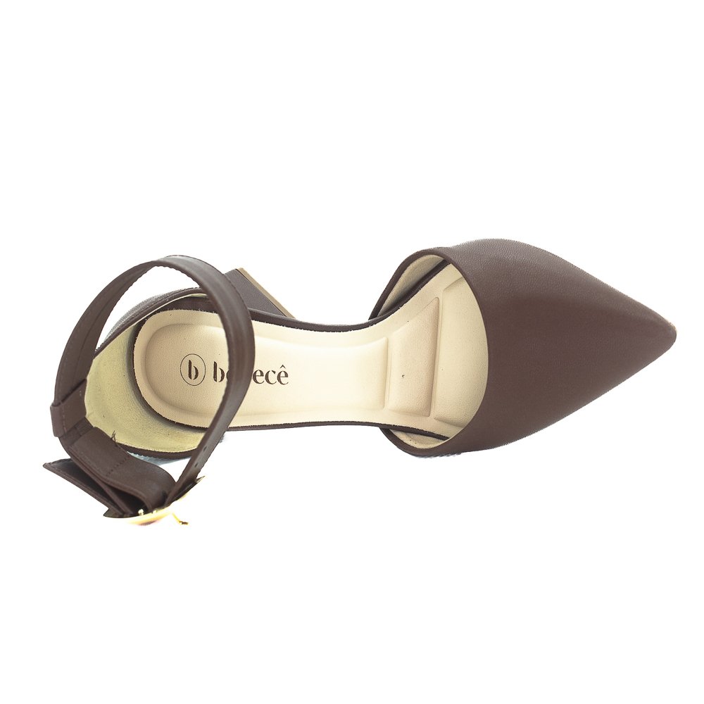 Sapato Feminino Bebecê T3628-089 - Marrom Marrom 5