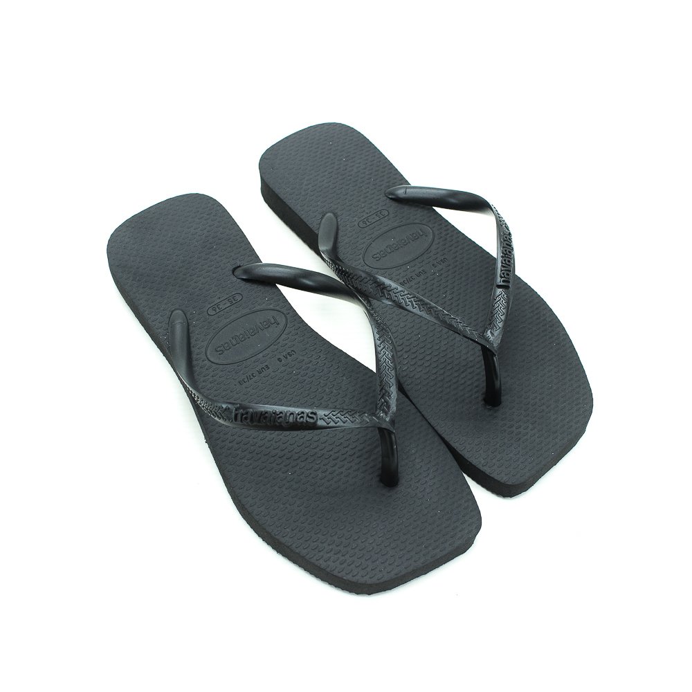 Chinelo Feminino Havaianas Slim Square - Preto