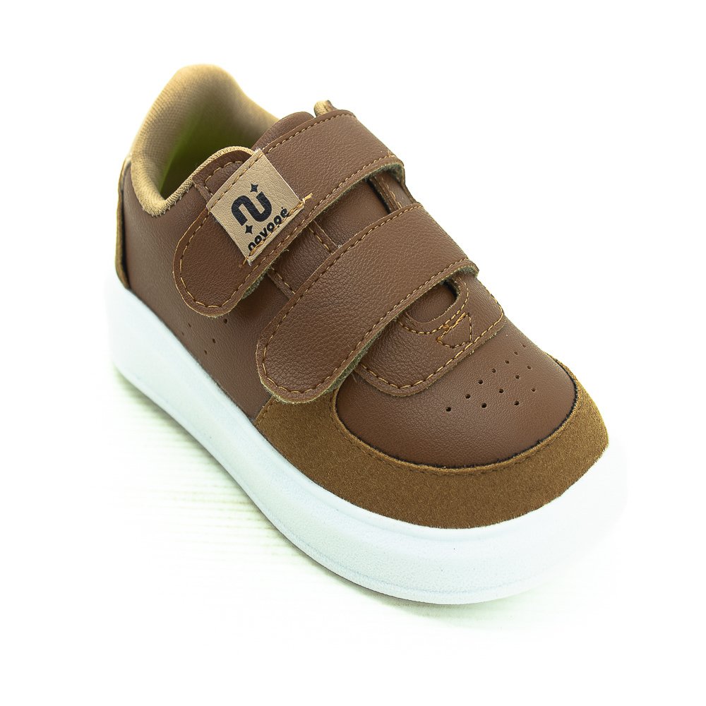 Tênis Infantil Menino Novopé 98001012 - Marrom Marrom 2