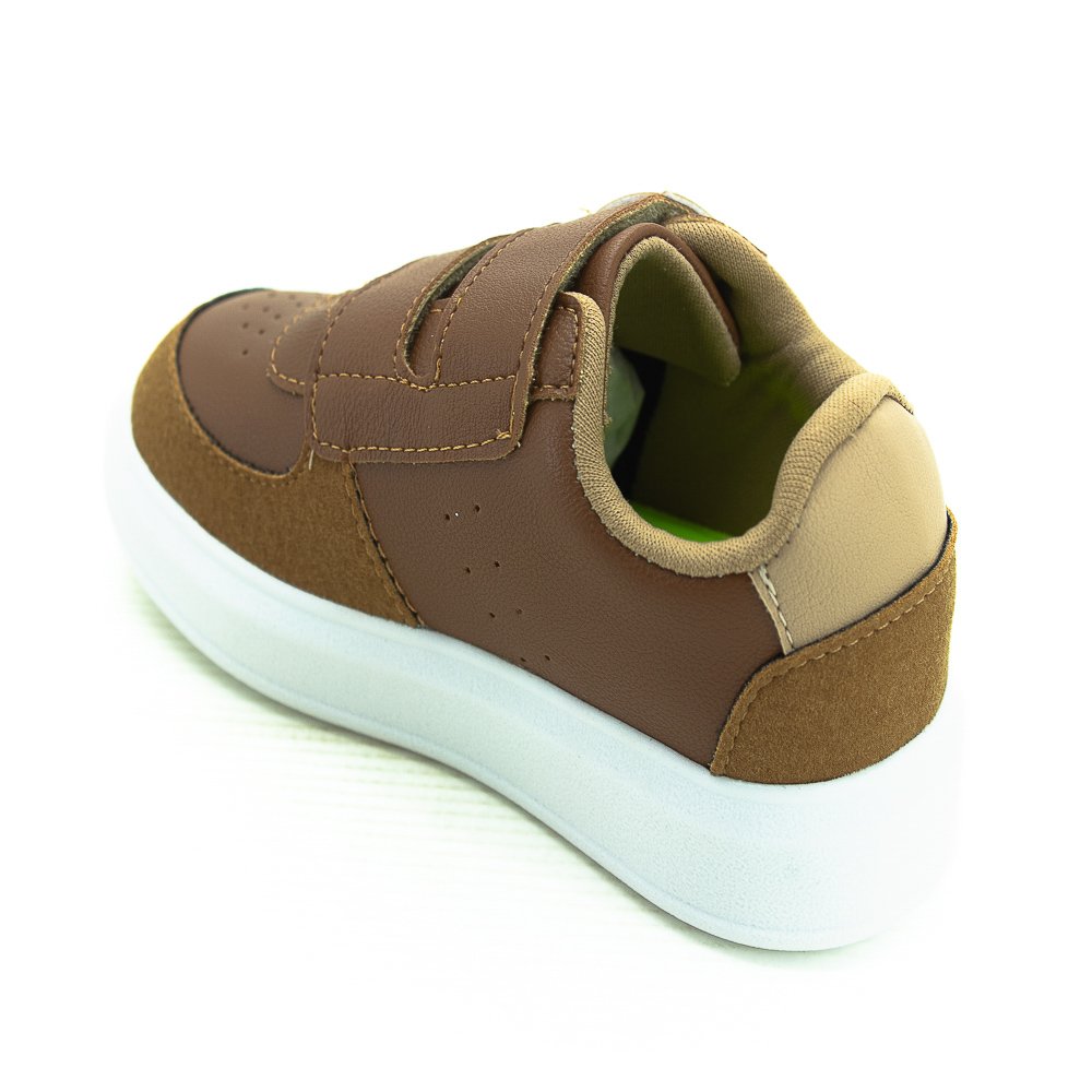 Tênis Infantil Menino Novopé 98001012 - Marrom Marrom 3