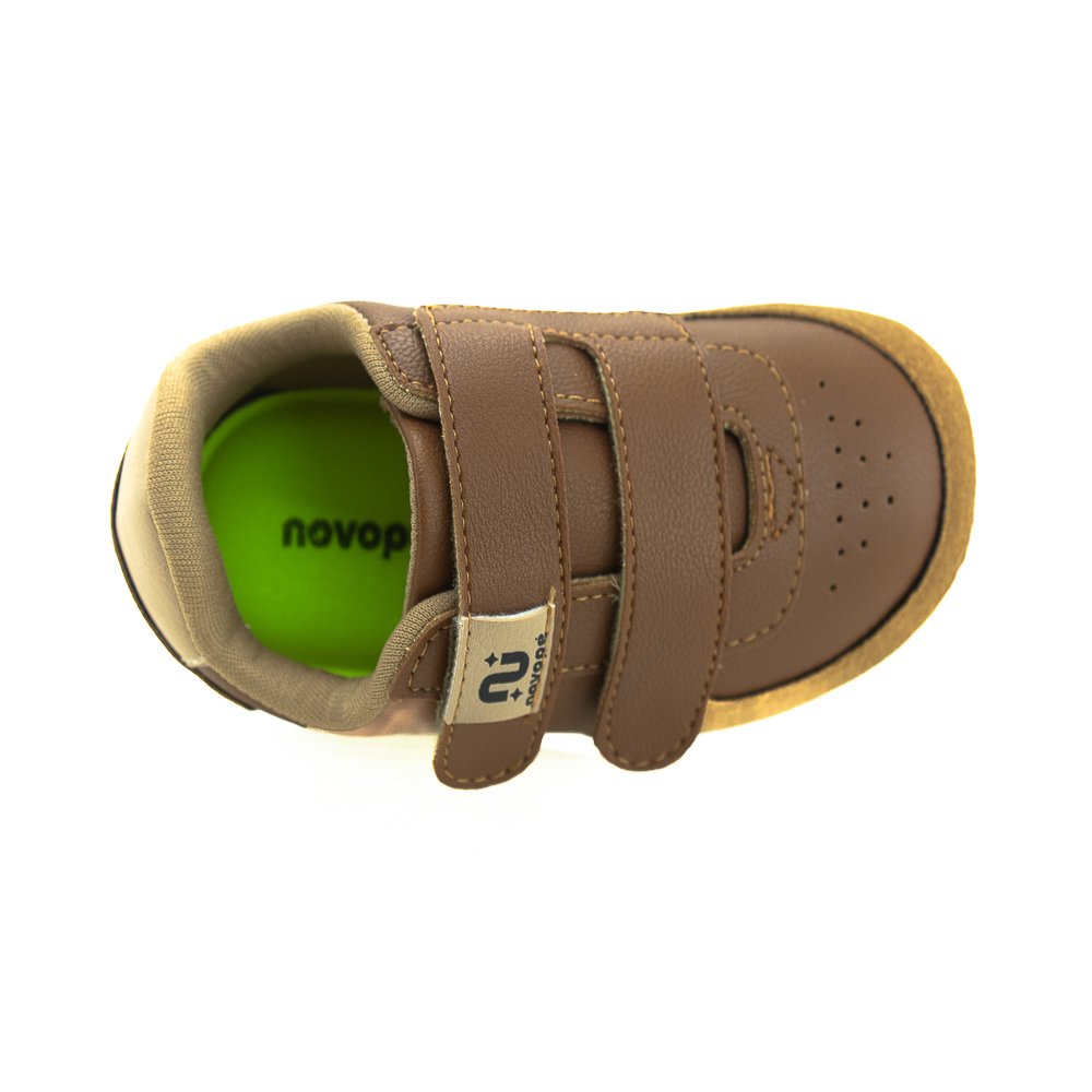 Tênis Infantil Menino Novopé 98001012 - Marrom Marrom 5