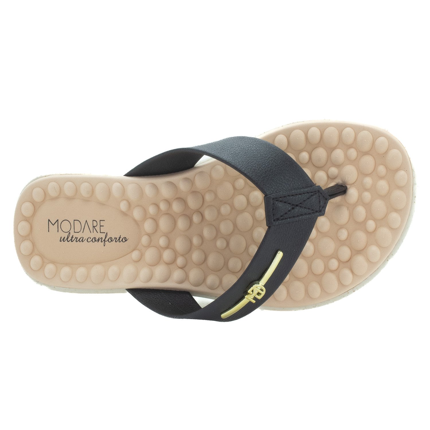 Chinelo Feminino Modare 7162.217 - Preto Preto 5