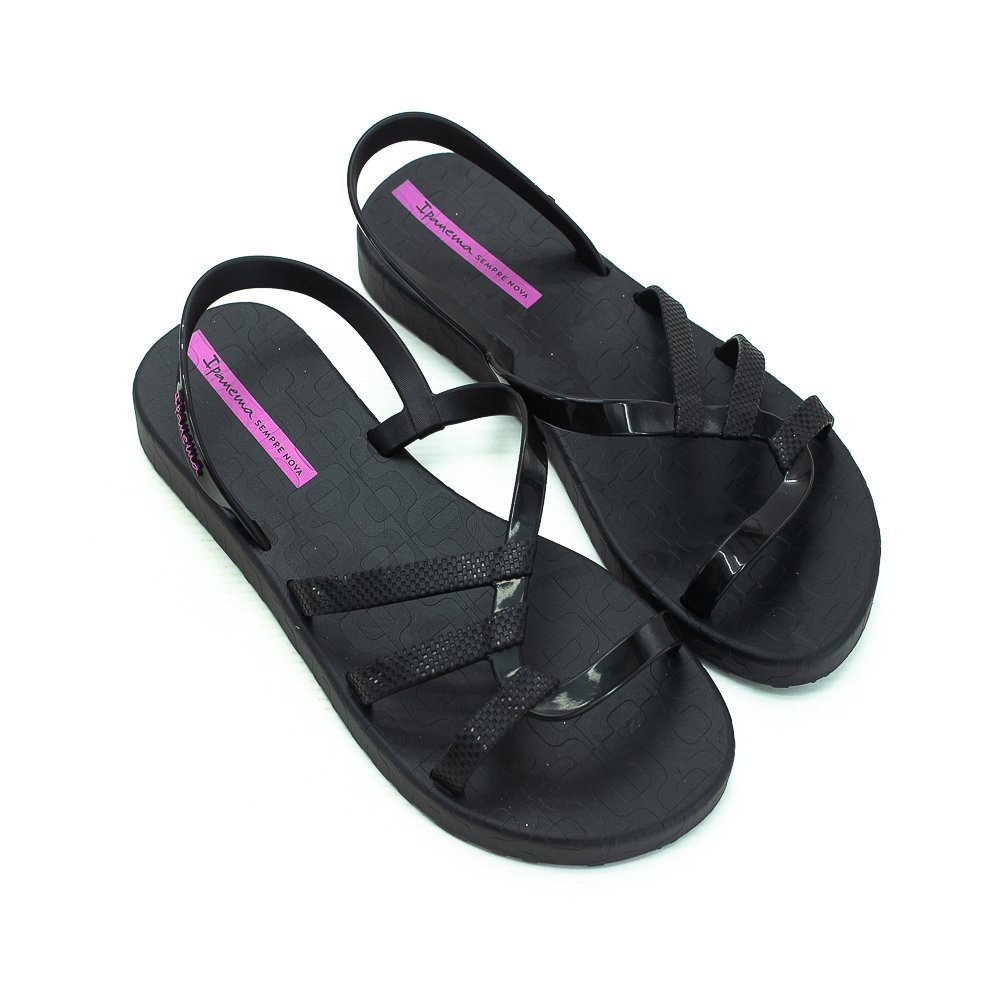 Sandália Feminina Ipanema Diversa - Preto Preto 1