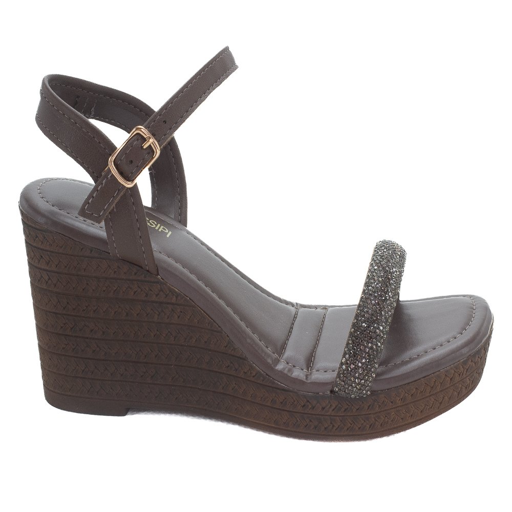 Sandália Feminina Mississipi MF513 - Marrom