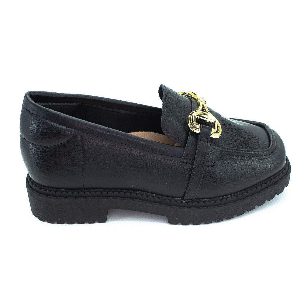 Mocassim Feminino Moleca 5823.101 - Preto