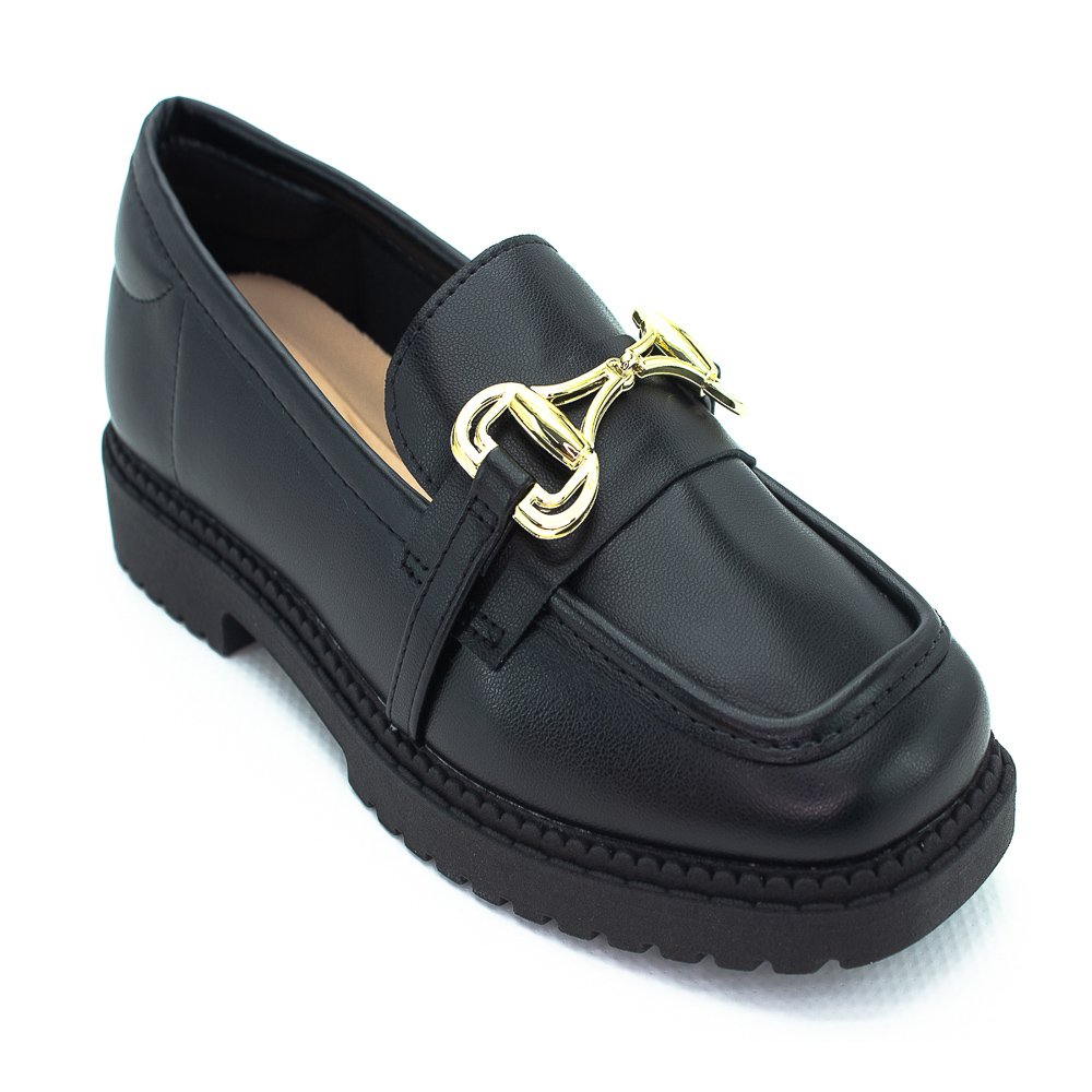 Mocassim Feminino Moleca 5823.101 - Preto Preto 2