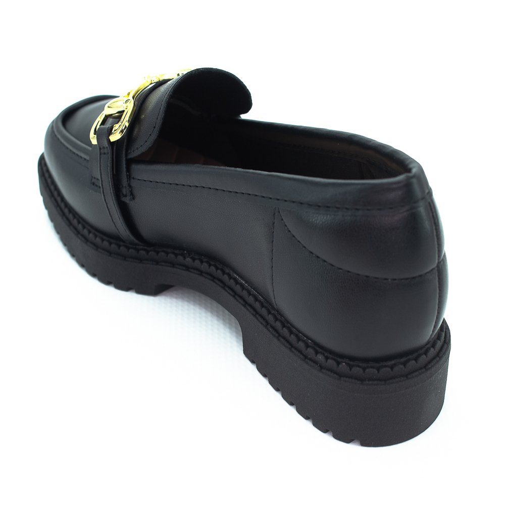 Mocassim Feminino Moleca 5823.101 - Preto Preto 3
