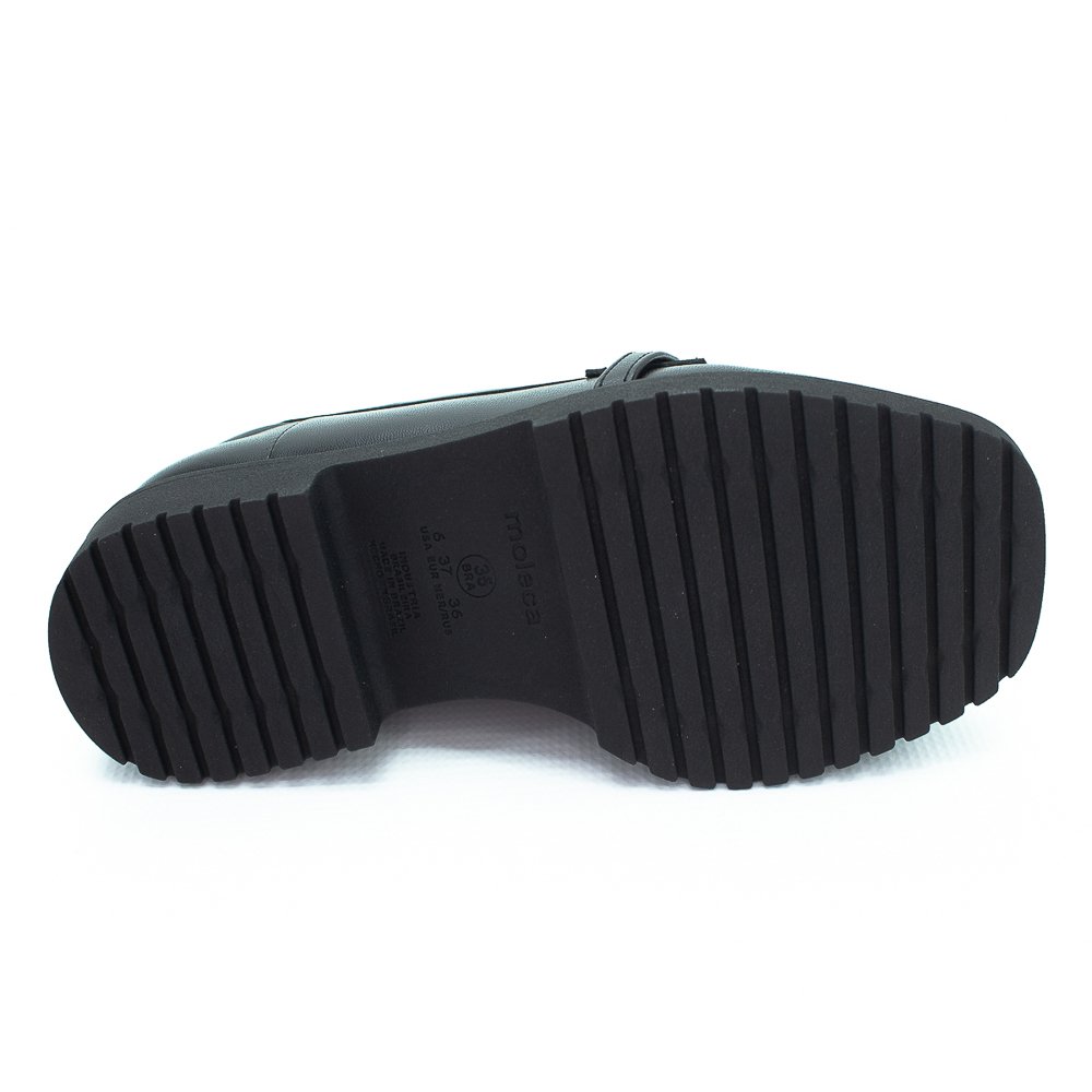 Mocassim Feminino Moleca 5823.101 - Preto Preto 4