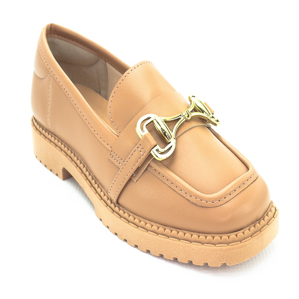 Mocassim Feminino Moleca 5823.101 - Nude Bege 2