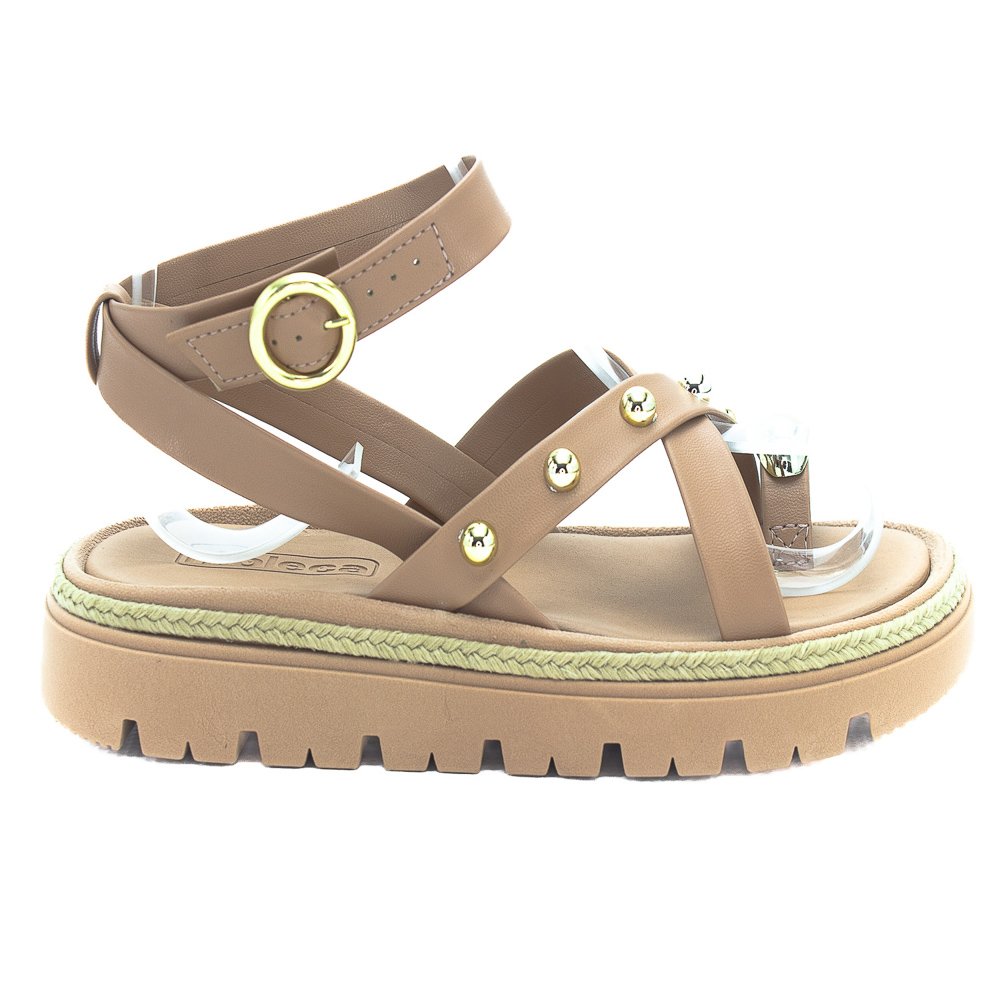 Sandália Feminina Moleca 5504.213 - Nude