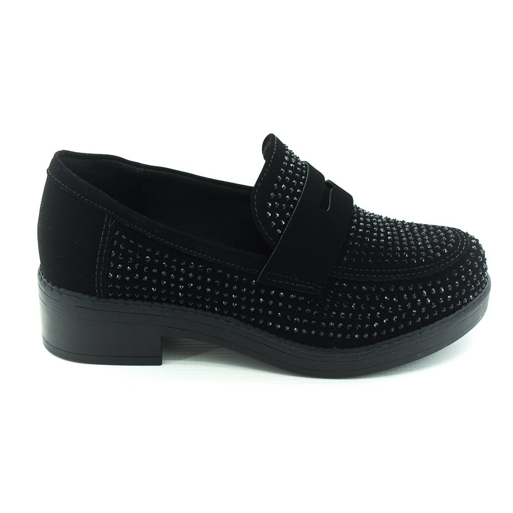 Mocassim Feminino Via Marte 011-006-01 - Preto