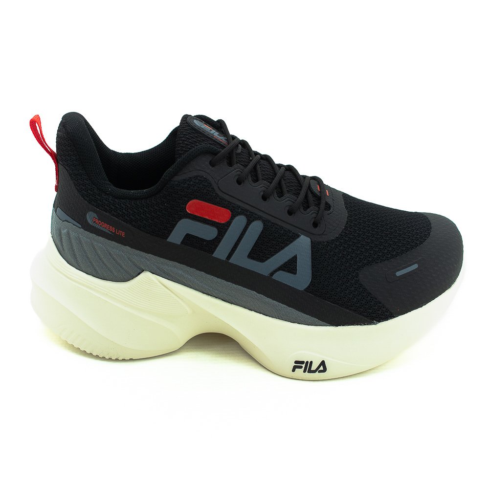 Tênis Masculino Fila Progress Lite - Preto