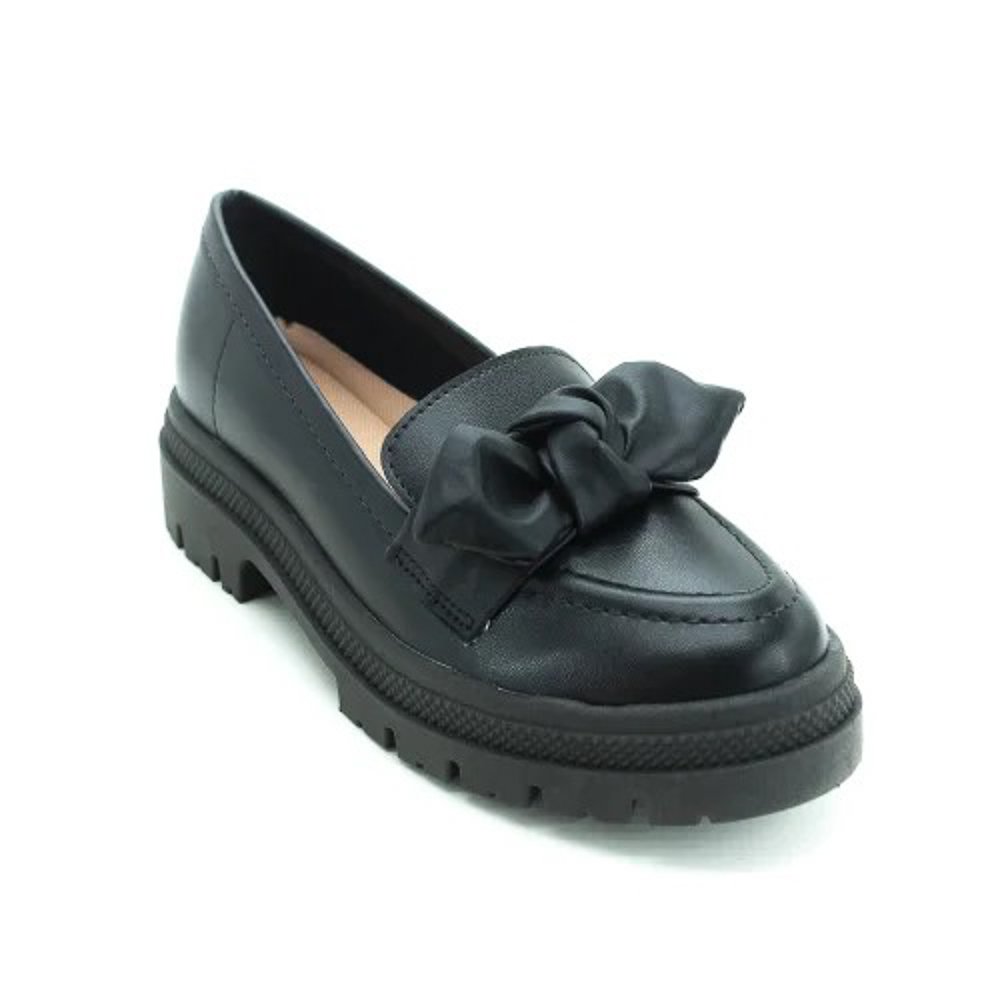 Mocassim Feminino Moleca 5775.108 - Preto Preto 2