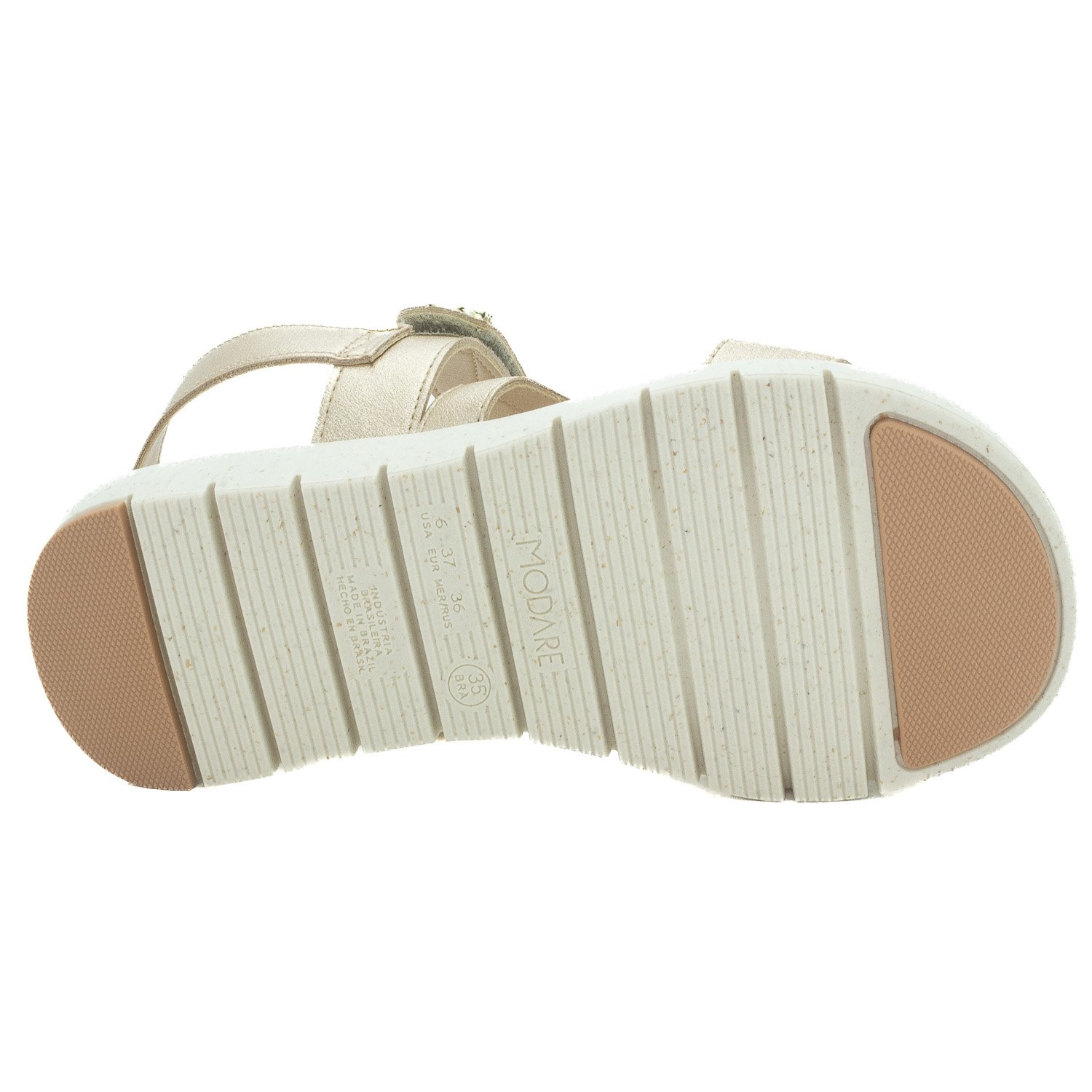 Sandália Feminina Modare 7162.223 - Dourado Dourado 4