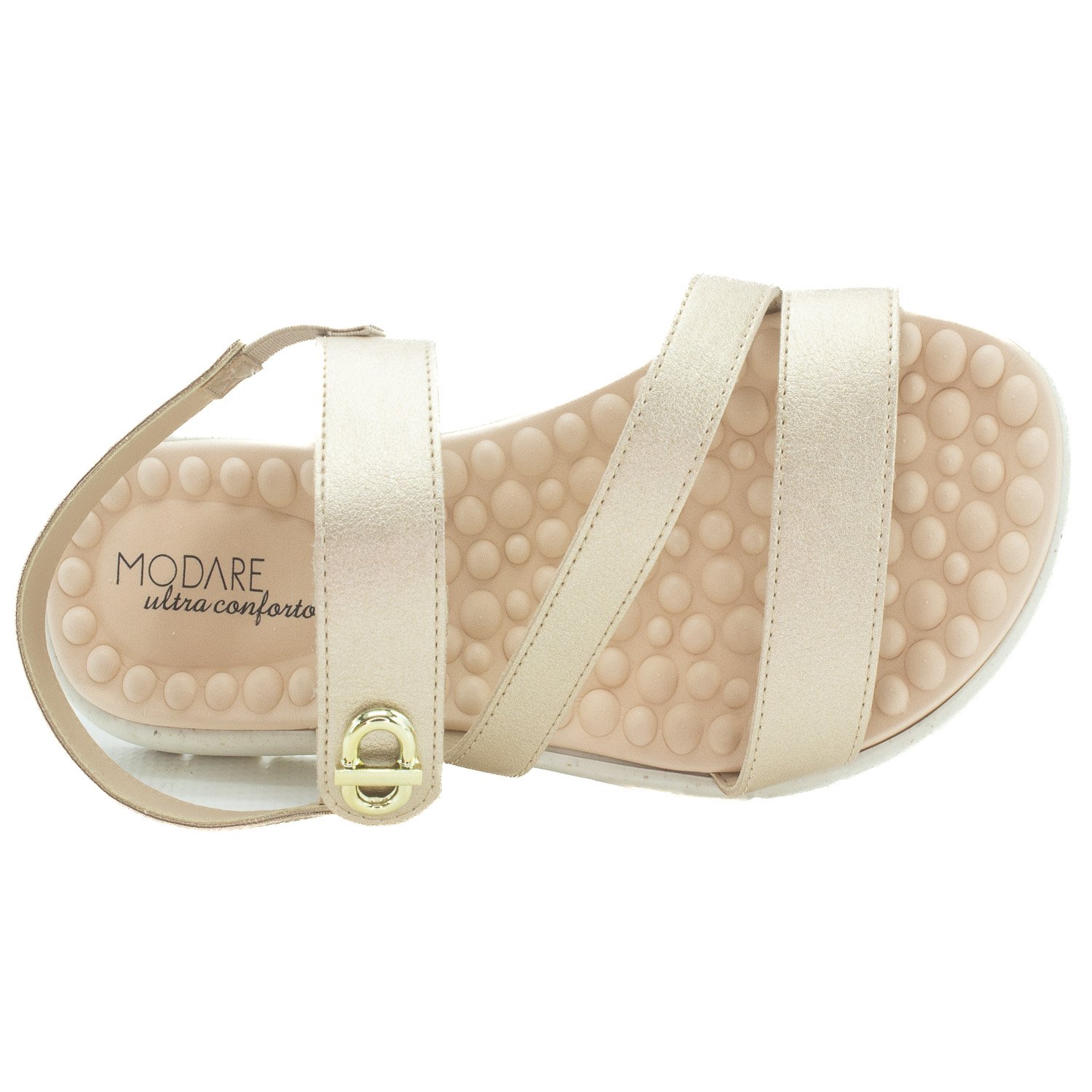 Sandália Feminina Modare 7162.223 - Dourado Dourado 5