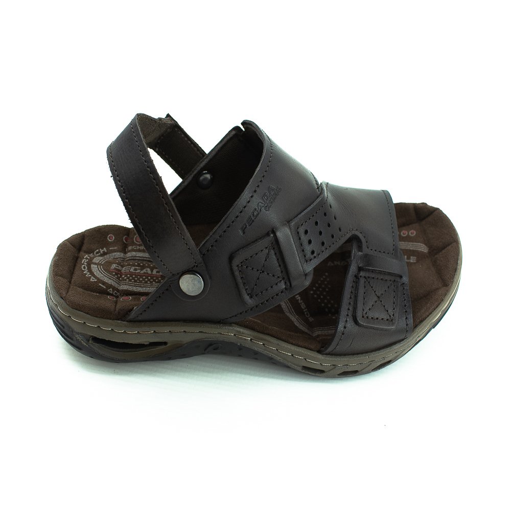 Sandália Masculina Pegada 131662-04 - Marrom