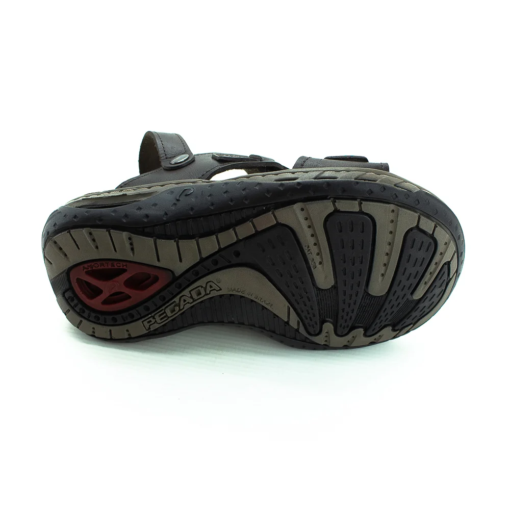 Sandália Masculina Pegada 131662-04 - Marrom Marrom 2