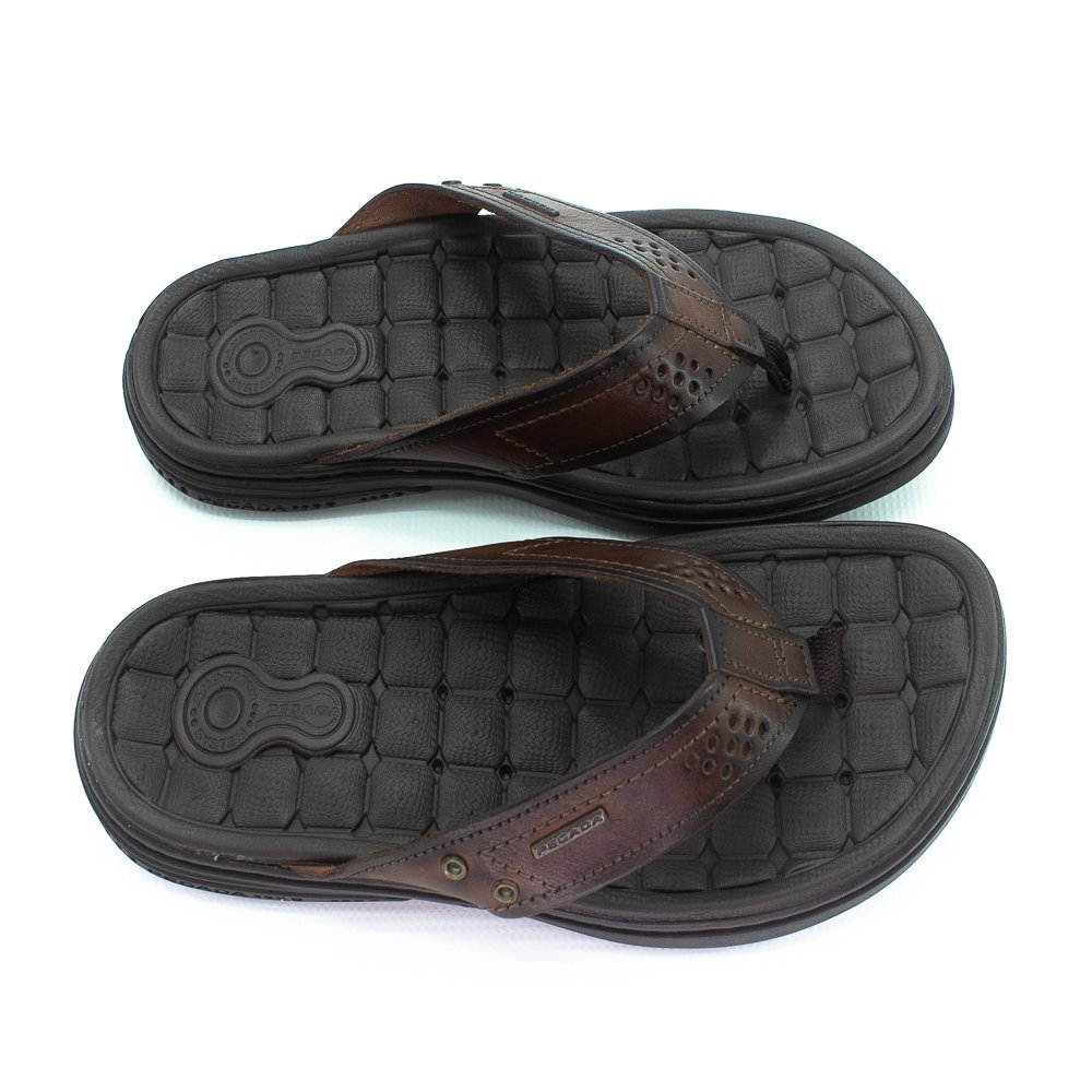 Chinelo Masculino Pegada 131221-01 - Marrom Marrom 2