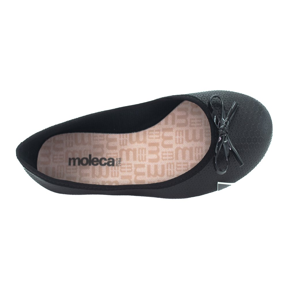 Sapatilha Feminina Moleca 5726.115 - Preto Preto 5