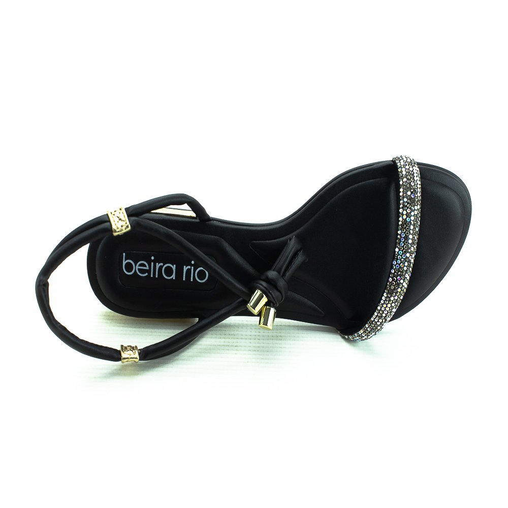 Sandália Feminina Beira Rio 8263.974 - Preto Preto 5