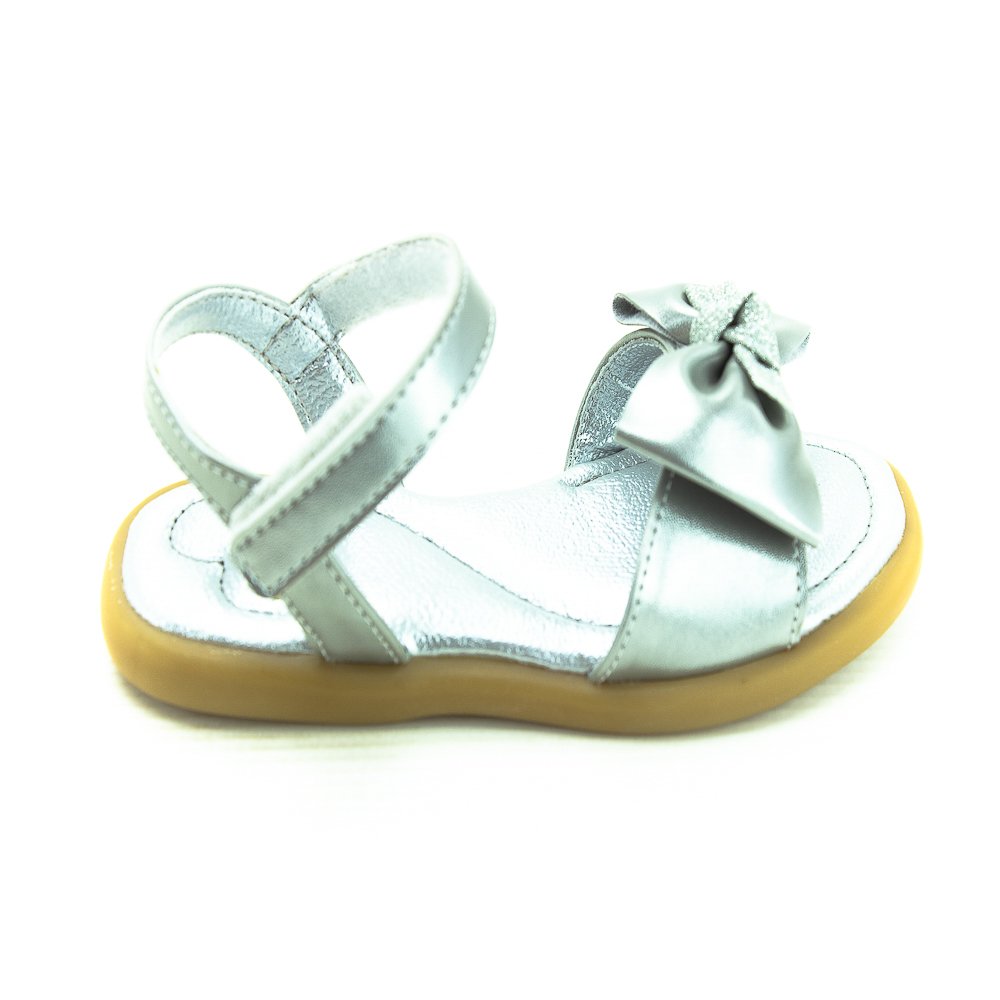 Sandália Infantil Menina World Colors 349.002 - Prata