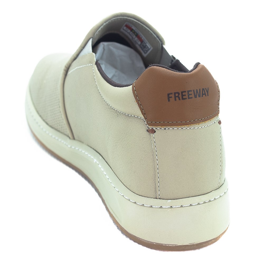Sapatênis Masculino Freeway Cooper02 - Off White Branco 3