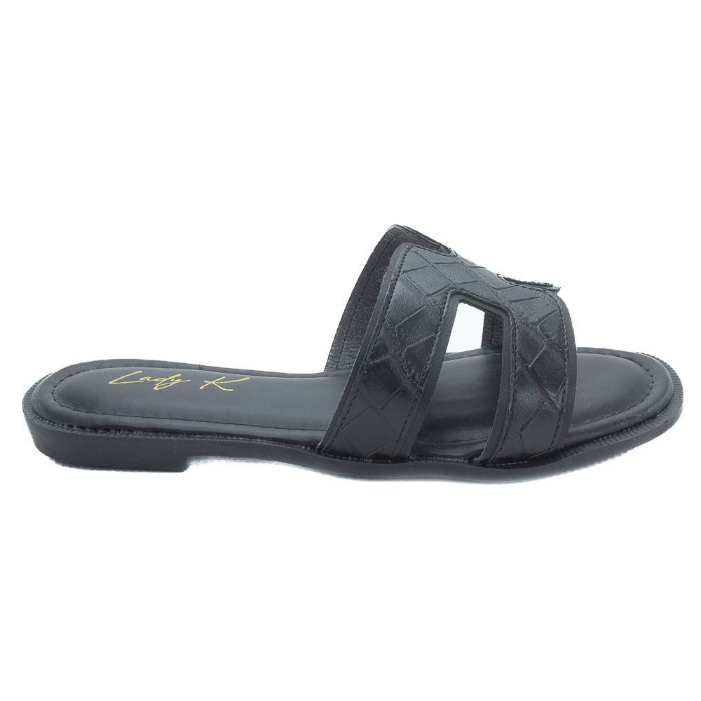 Rasteira Feminina Lady K PE2379 - Preto
