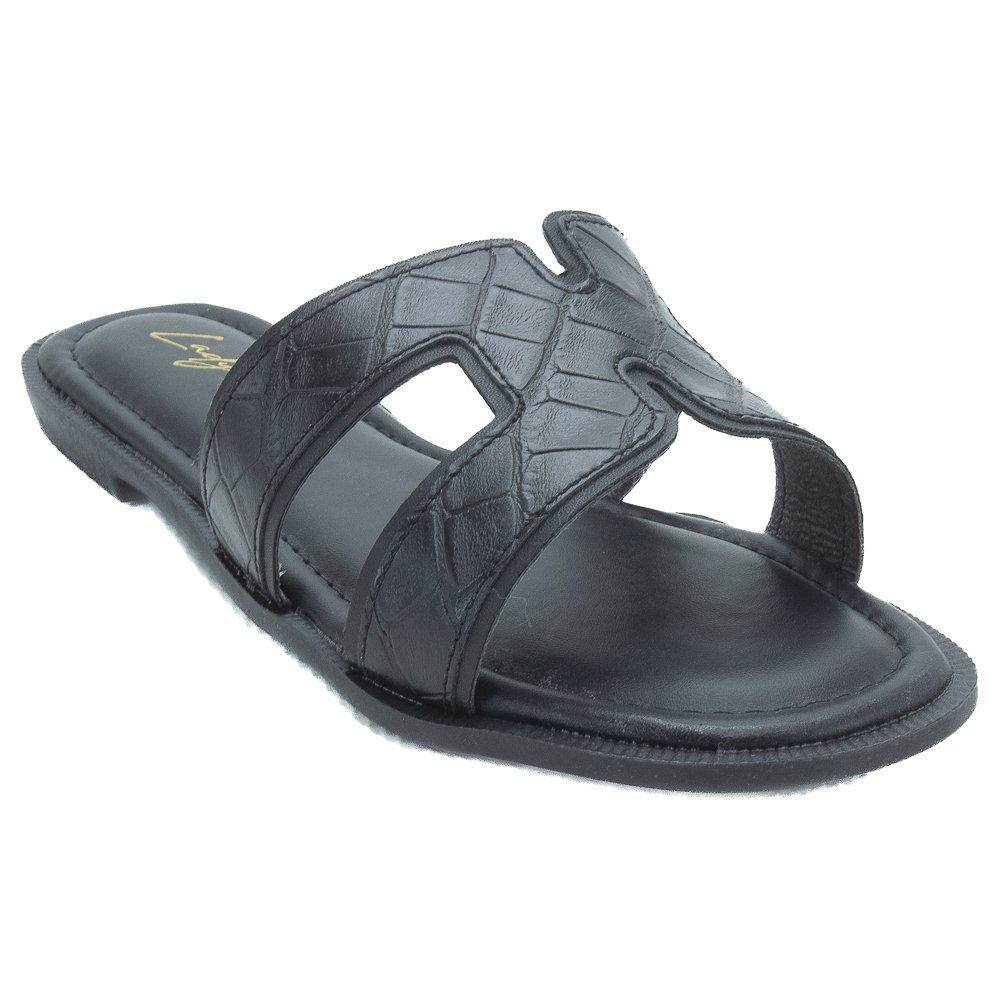 Rasteira Feminina Lady K PE2379 - Preto Preto 2