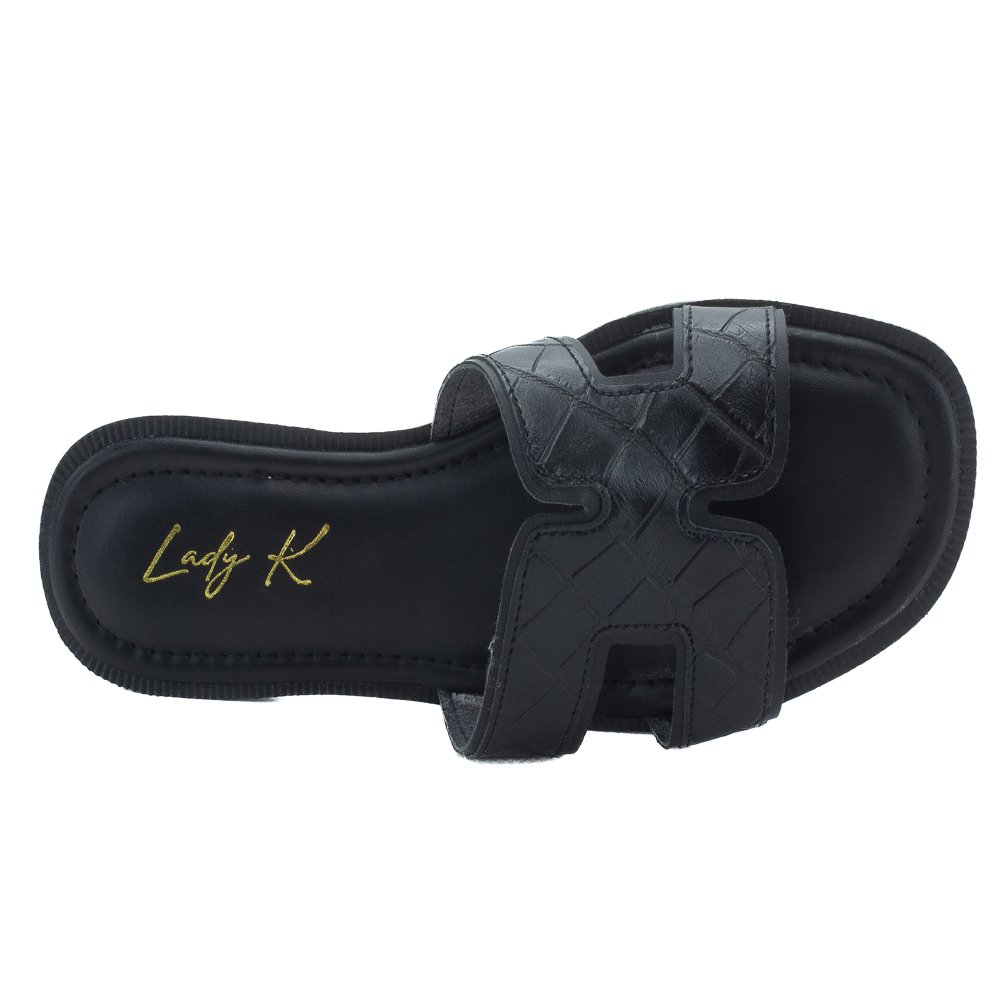 Rasteira Feminina Lady K PE2379 - Preto Preto 5