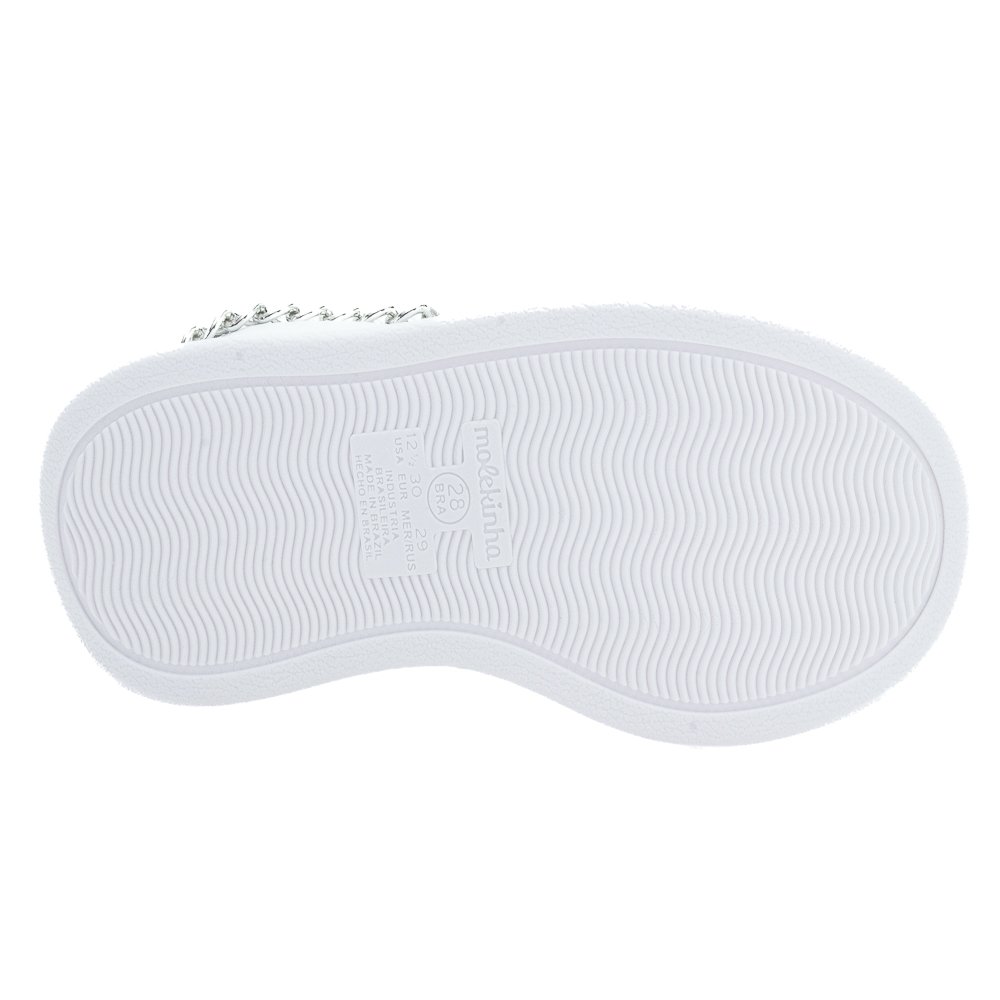 Tênis Infantil Menina Molekinha 2575.116 - Branco Branco 4