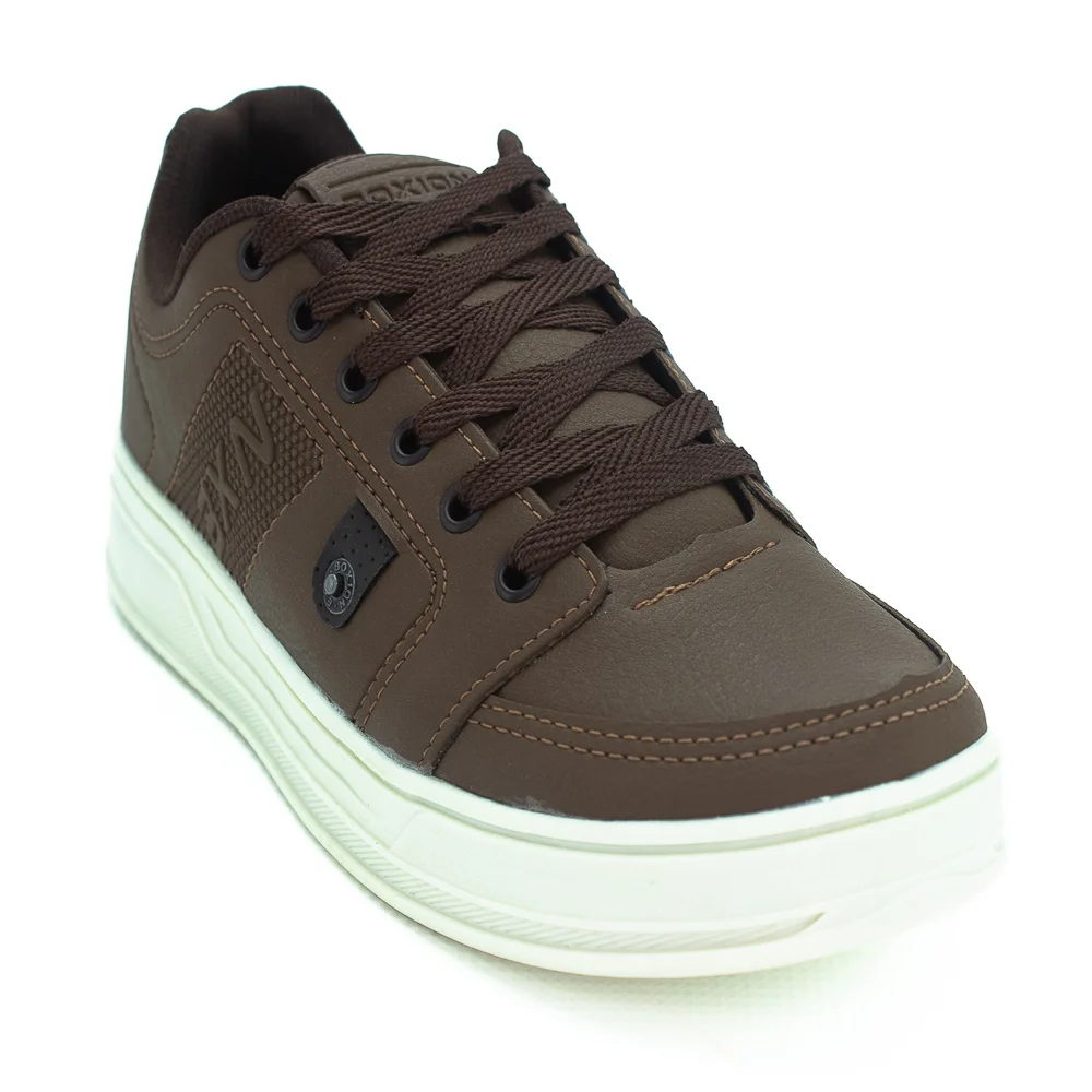 Sapatenis Masculino Boxion 3270 - Marrom Marrom 2