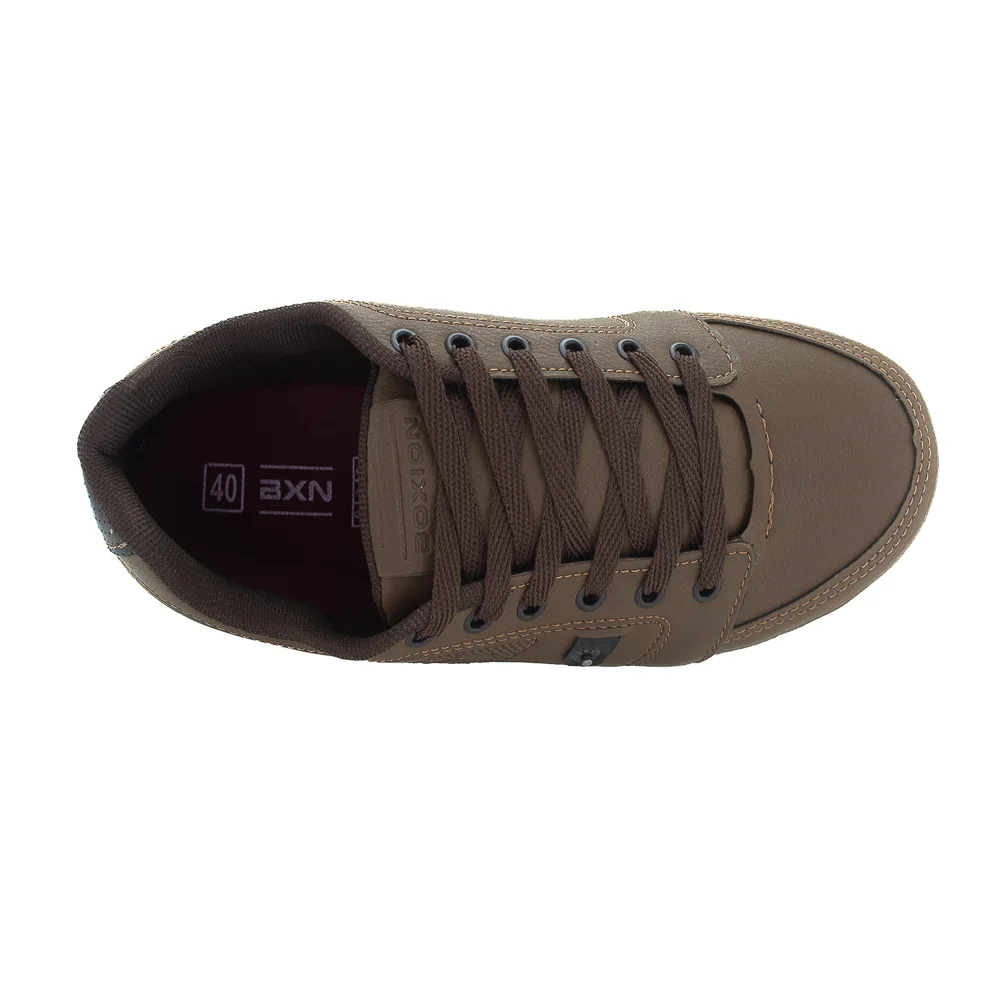 Sapatenis Masculino Boxion 3270 - Marrom Marrom 5