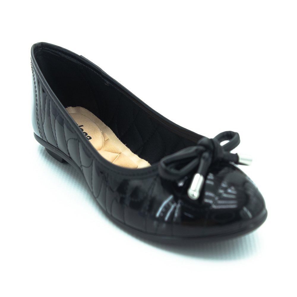 Sapatilha Feminina Moleca 5027.1482 - Preto Preto 2