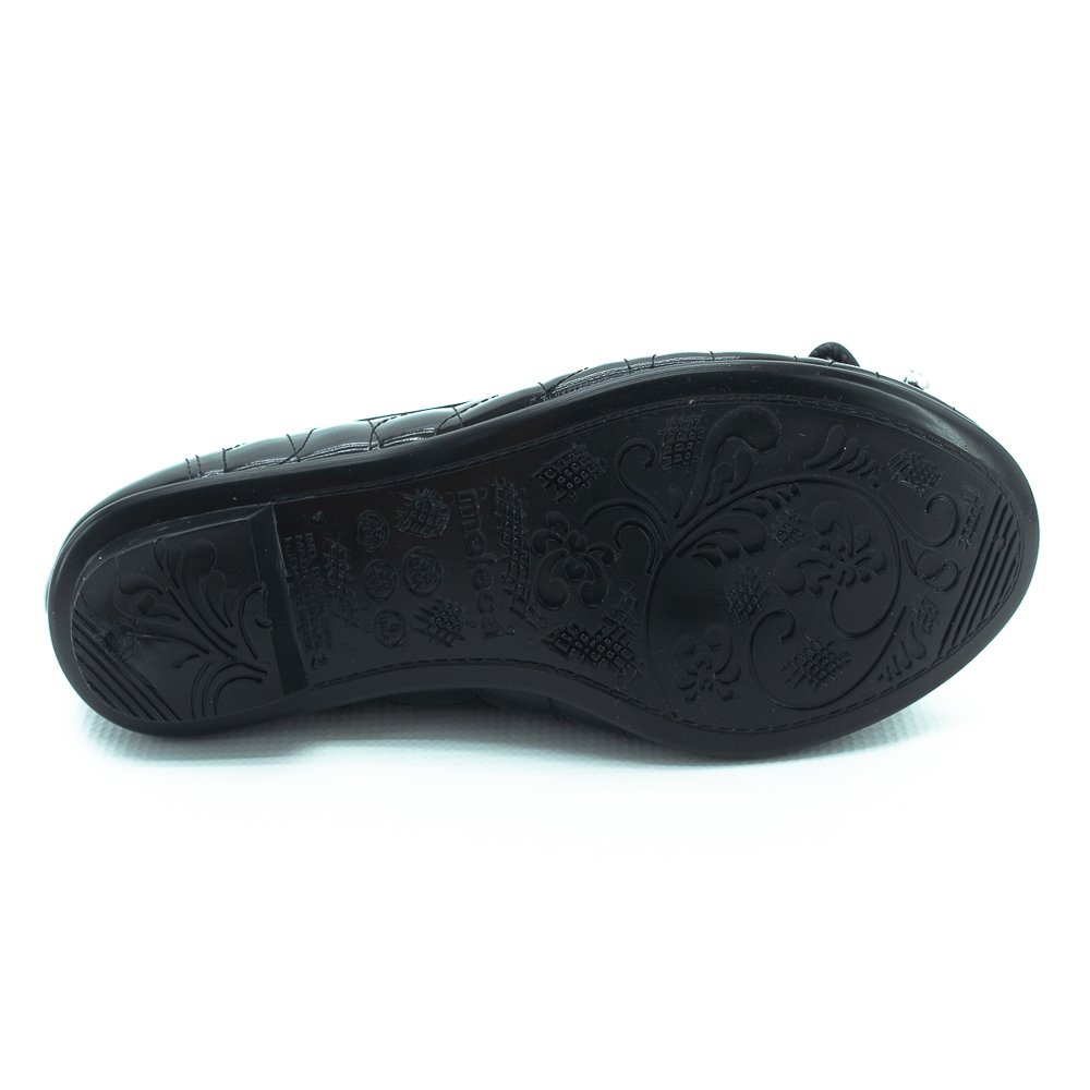 Sapatilha Feminina Moleca 5027.1482 - Preto Preto 4
