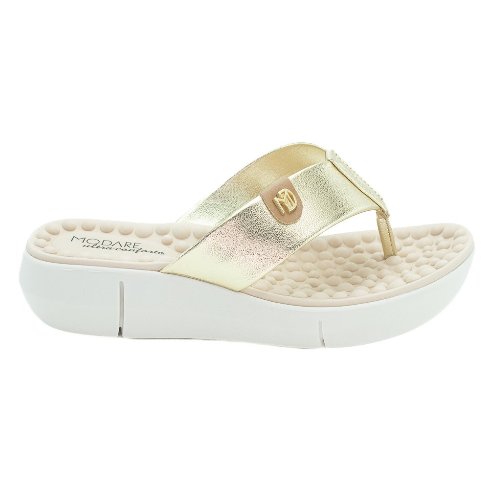 Chinelo Feminino Modare 7142.106 - Dourado