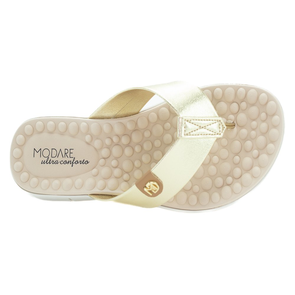 Chinelo Feminino Modare 7142.106 - Dourado Dourado 5