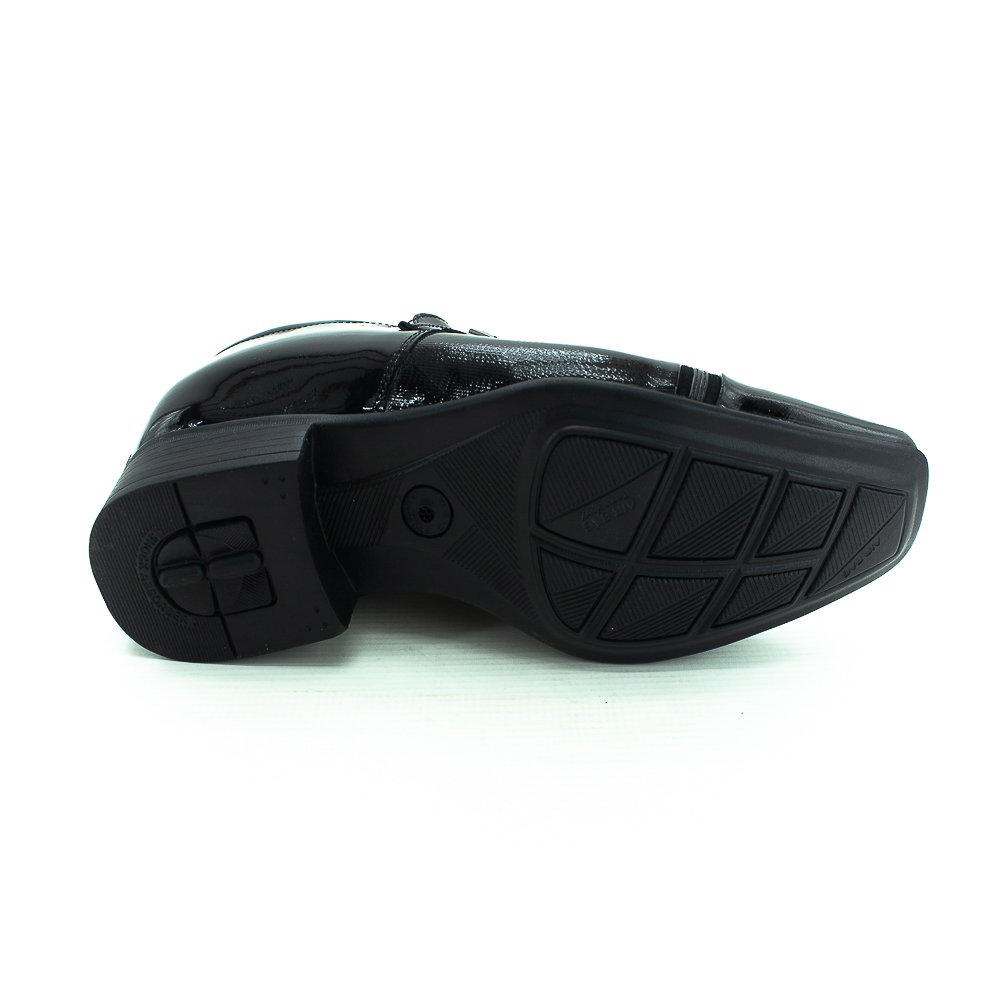 Sapato Social Masculino Jota Pe Air Fergu - Preto Preto 4