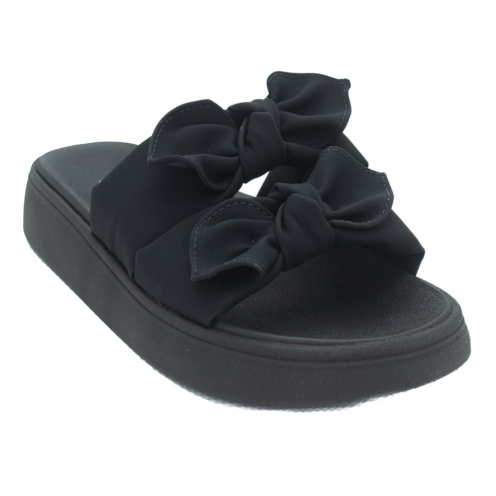 Papete Feminina Moleca 5469.149 - Preto Preto 2