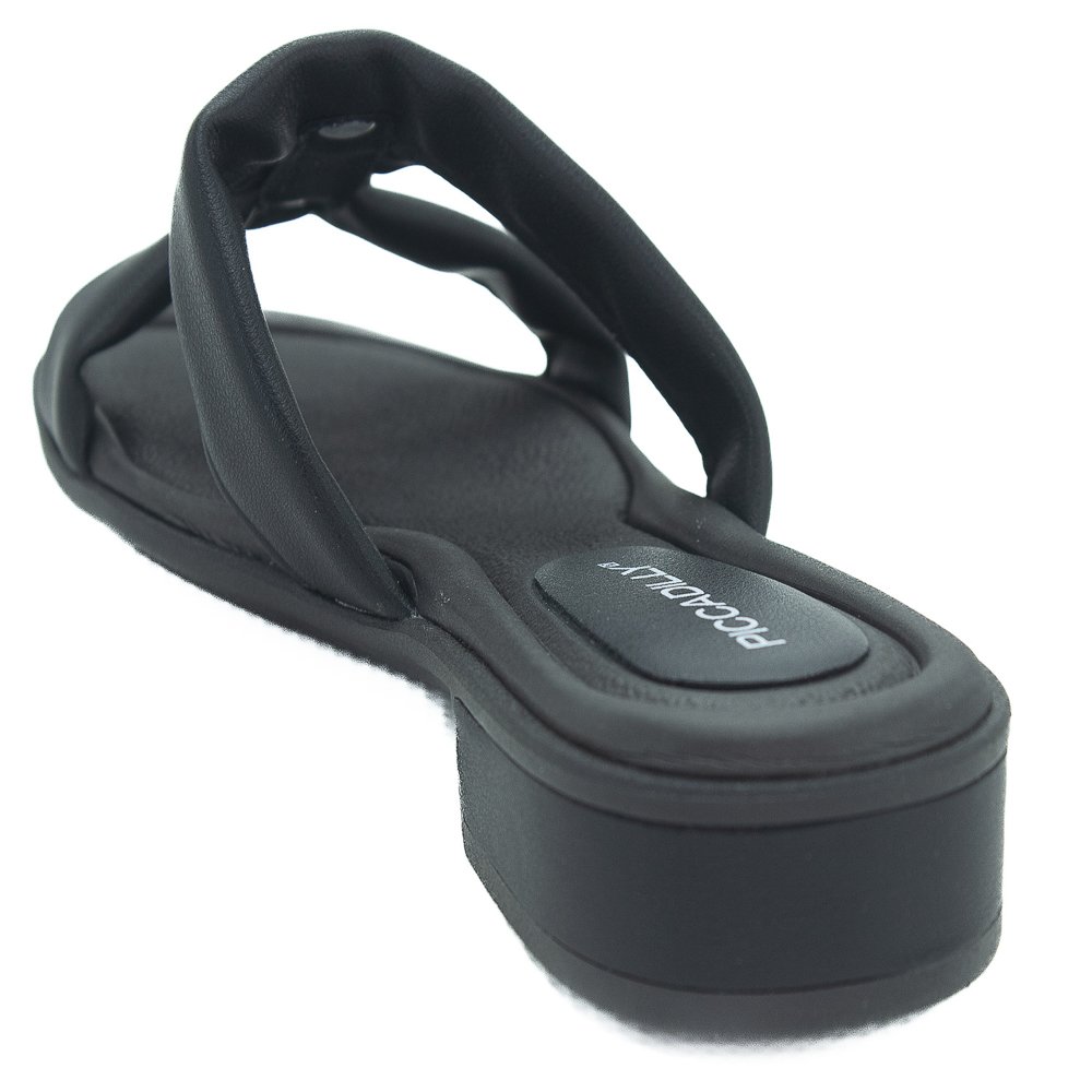 Tamanco Feminino Piccadilly 590067-1 - Preto Preto 3