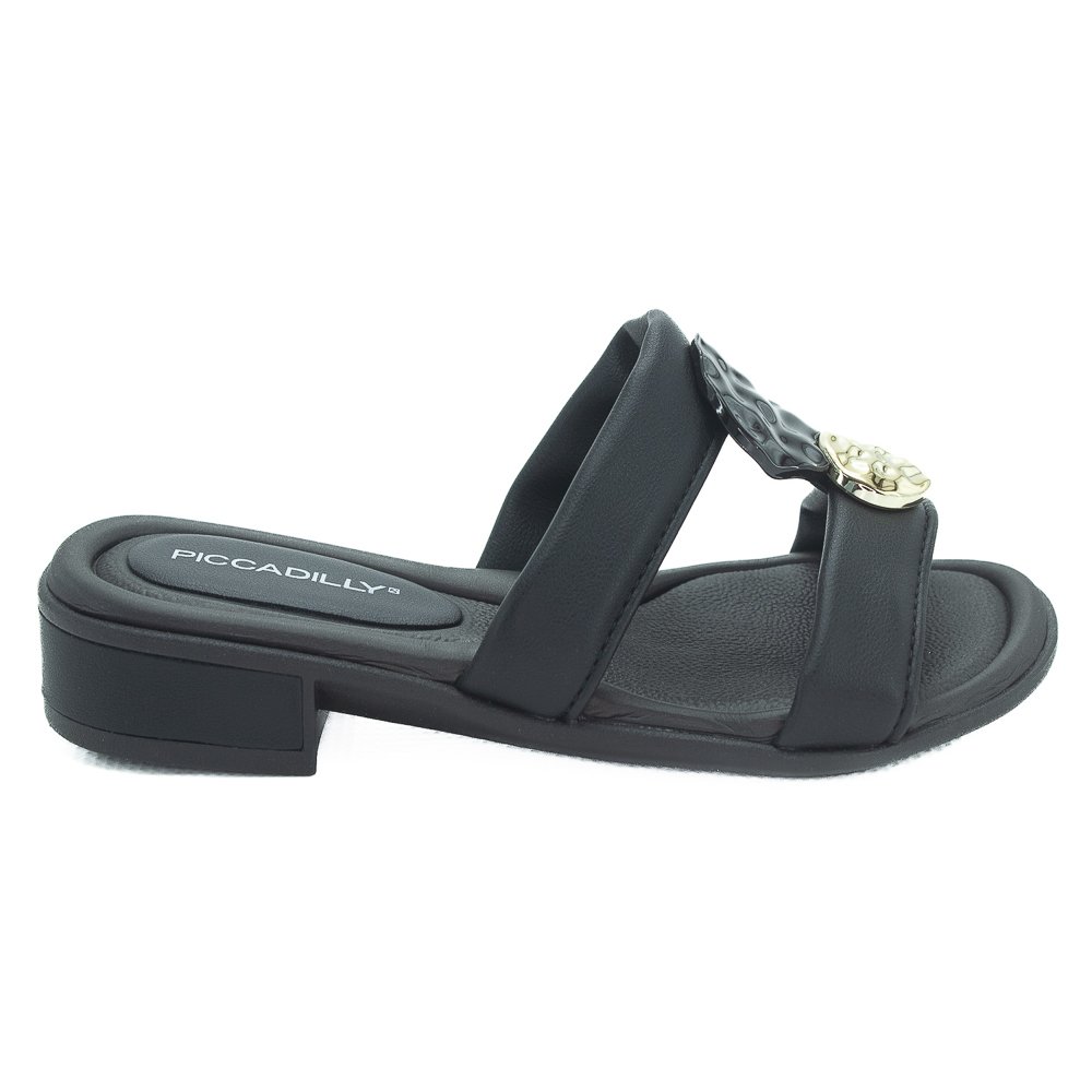 Tamanco Feminino Piccadilly 590067-1 - Preto