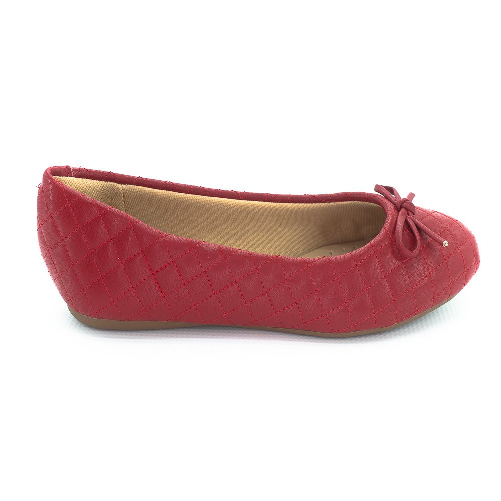Sapatilha Feminina Sua Cia 8303.15577 - Vermelho