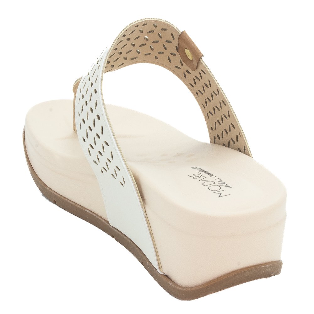 Tamanco Feminino Modare 7207.104 - Branco Branco 3