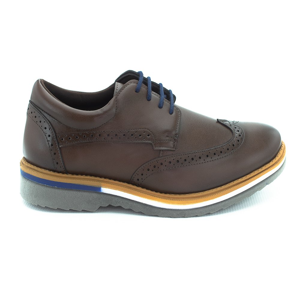 Sapato Social West Line 4511 - Marrom