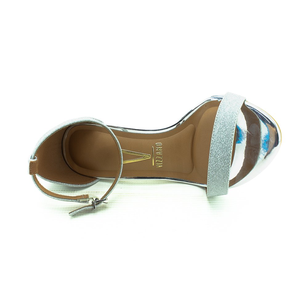 Sandália Feminina Vizzano 6249.452 - Prata Prata 5