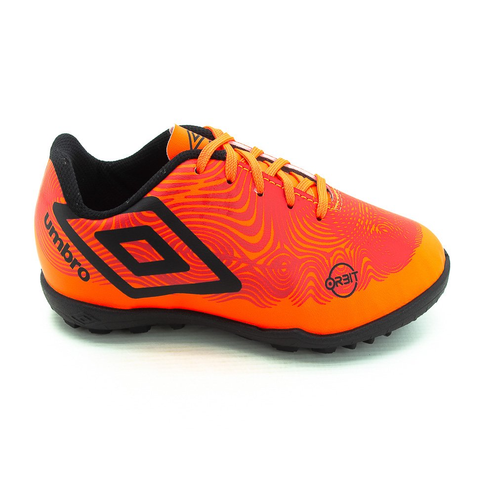 Chuteira Society Menino Umbro Orbit Jr - Laranja